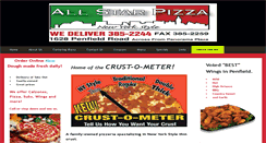 Desktop Screenshot of allstar-pizza.com