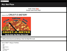 Tablet Screenshot of allstar-pizza.com